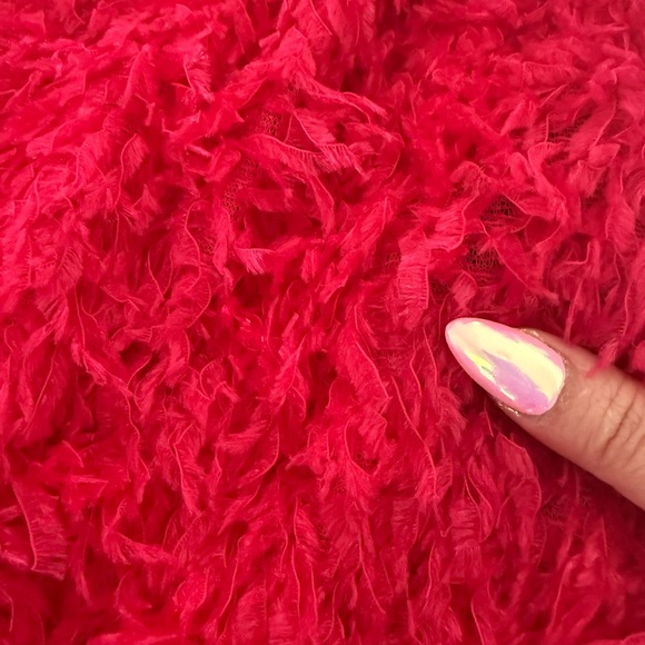 Vero Moda Red Textured Mini Dress - Picture 4 of 4